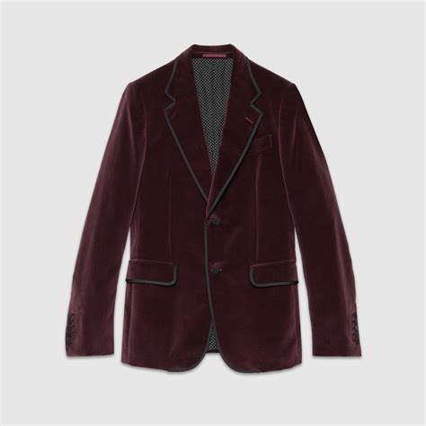 pointy velvet gucci men|Gucci velvet jacket.